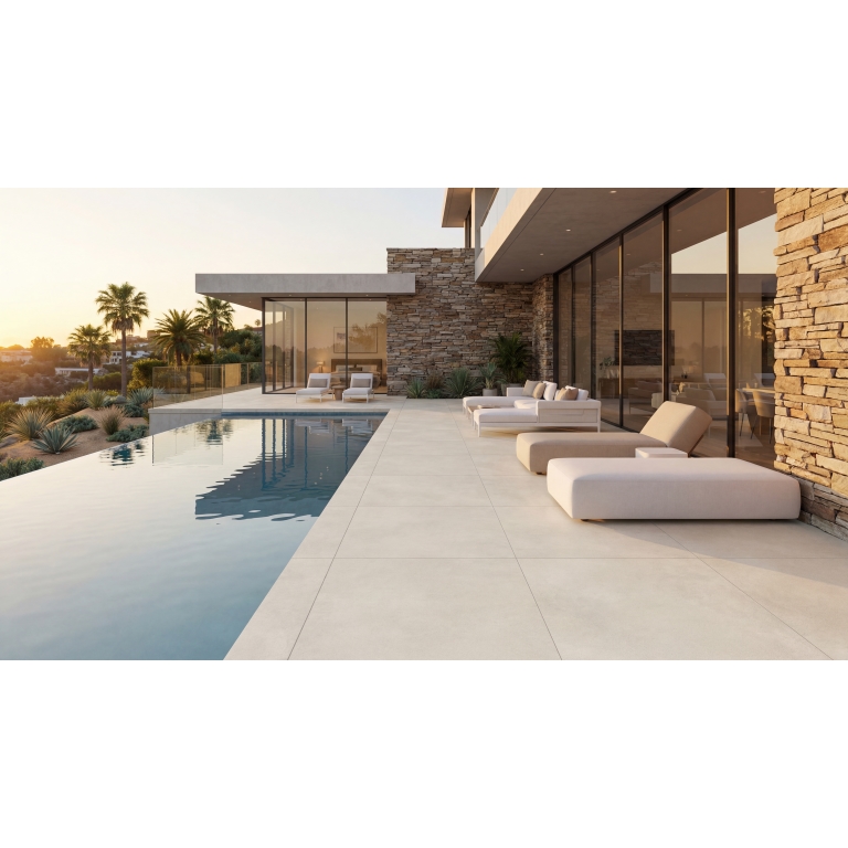 IMPRINT - 47X47 INT, KAOLIN, MATTE